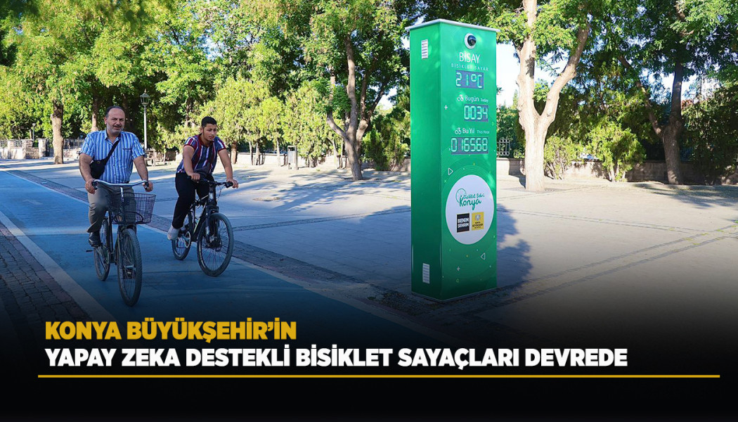 YAPAY ZEKA DESTEKLİ BİSİKLET SAYAÇLARI DEVREDE