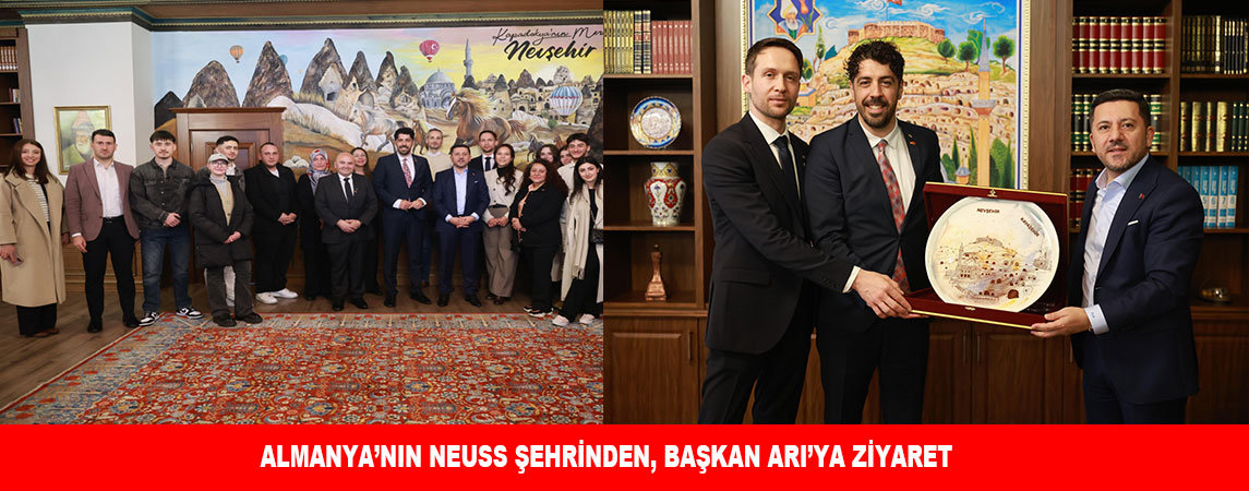 ALMANYA’NIN NEUSS ŞEHRİNDEN, BAŞKAN ARI’YA ZİYARET