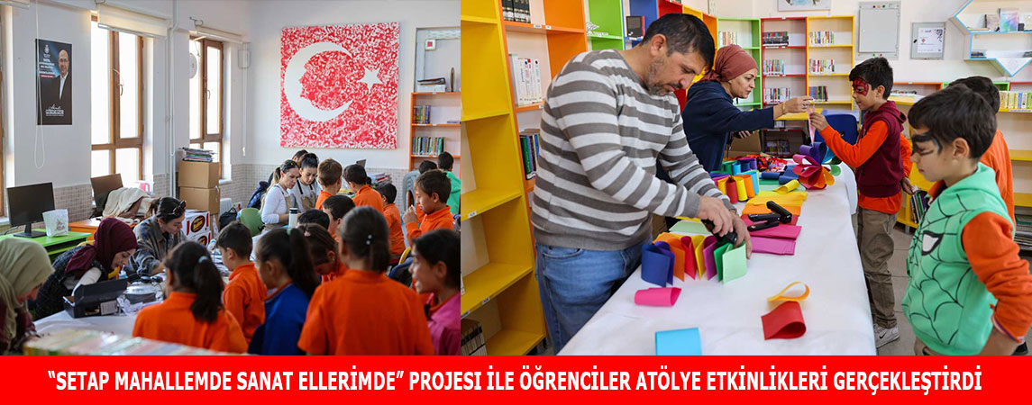SELÇUKLU SANAT VE TASARIM ATÖLYESİ’NDEN DIŞ MAHALLELERDEKİ ÖĞRENCİLERE SANAT ETKİNLİĞİ