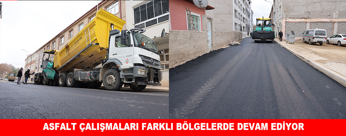 KARAMAN BELEDİYESİ ASFALT ÇALIŞMALARINI FARKLI BÖLGELERDE SÜRDÜRÜYOR 