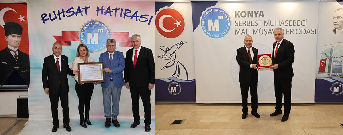  KONYA SMMMO’DA RUHSAT DAĞITIM TÖRENİ GERÇEKLEŞTİRİLDİ