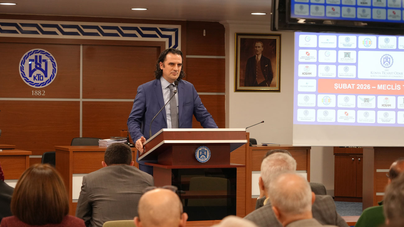 CUMHURBAŞKANLIĞI STRATEJİ VE BÜTÇE BAŞKAN YARDIMCISI  KUTLUHAN TAŞKIN, KONYA TİCARET ODASI MECLİSİNE KONUK OLDU