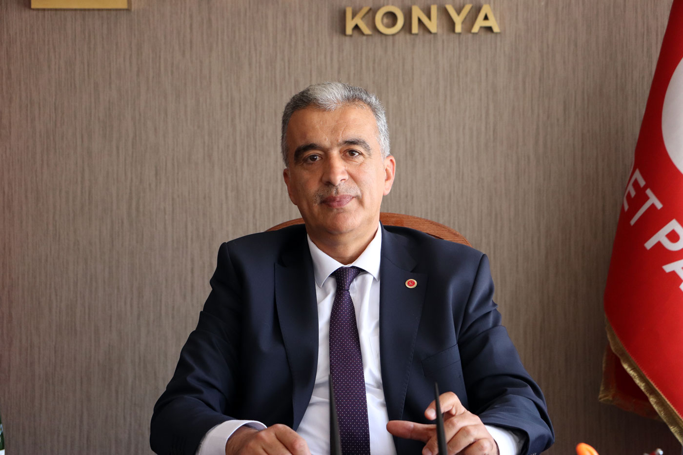 SAADET PARTİSİ KONYA İL BAŞKANI MEHMET DEMİREL:” ÜRETİCİLERİN ÖNÜNDEKİ ENGELLER KALDIRILMALI”
