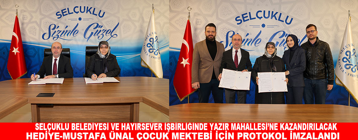  SELÇUKLU’YA BİR ÇOCUK MEKTEBİ DAHA KAZANDIRILIYOR