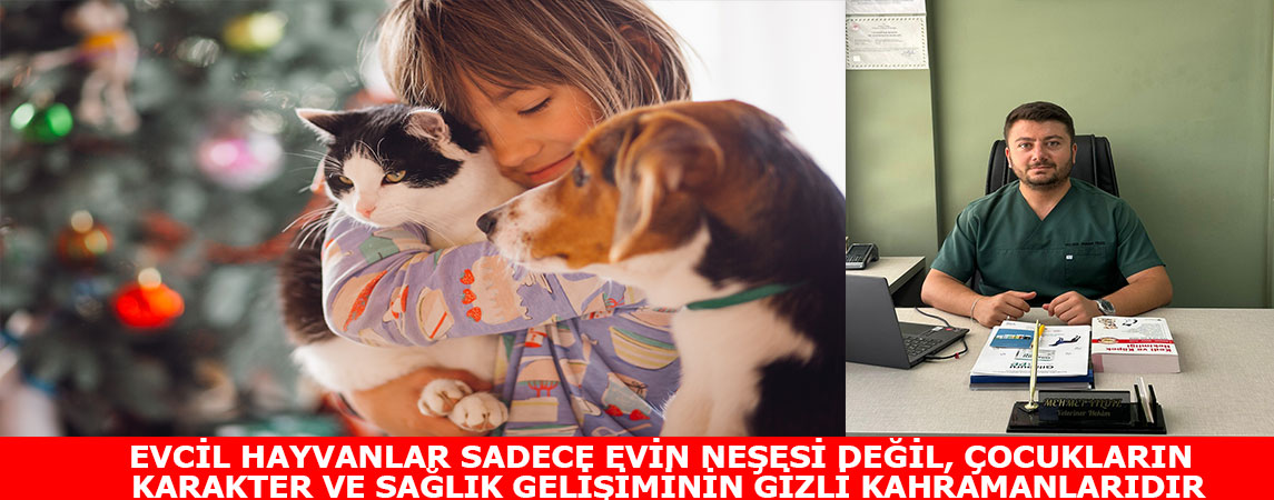 EVCİL HAYVANLAR SADECE EVİN NEŞESİ DEĞİL, ÇOCUKLARIN KARAKTER VE SAĞLIK GELİŞİMİNİN GİZLİ KAHRAMANLARIDIR
