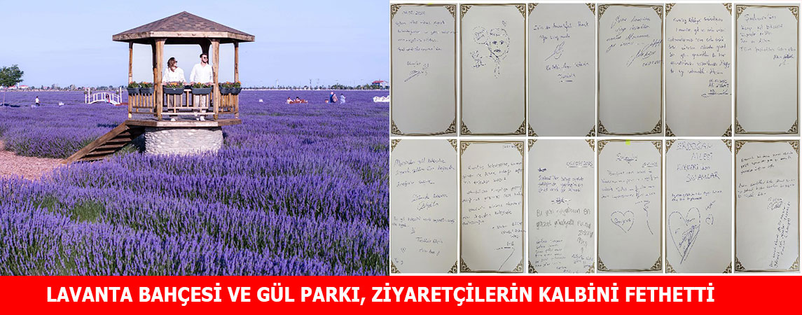 LAVANTA BAHÇESİ VE GÜL PARKI, ZİYARETÇİLERİN KALBİNİ FETHETTİ
