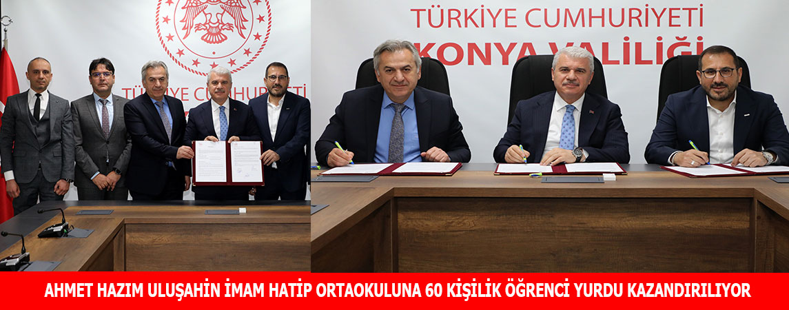   AHMET HAZIM ULUŞAHİN İMAM HATİP ORTAOKULUNA 60 KİŞİLİK ÖĞRENCİ YURDU KAZANDIRILIYOR