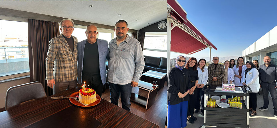 PROF. DR. CEVAT ÖZPINAR YENİ YAŞINA GİRMENİN MUTLULUĞUNU YAŞIYOR