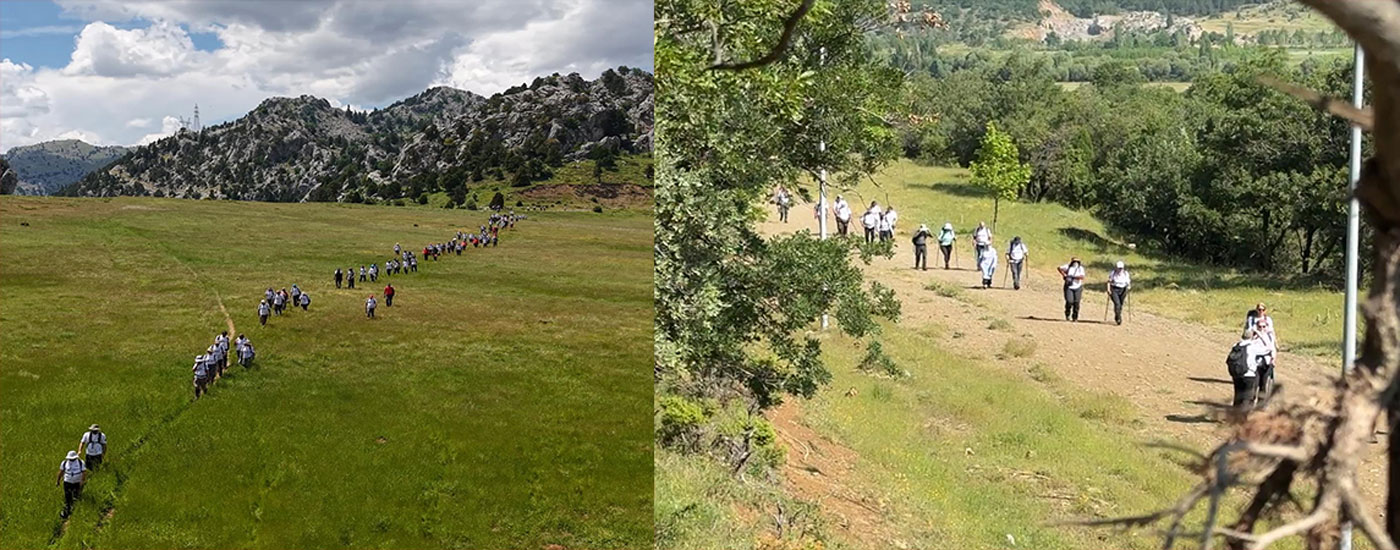 HOMONADA YÜRÜYÜŞÜ COŞKUYLA BAŞLADI 