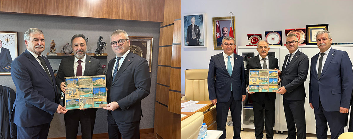 ‎BAŞKAN USTAOĞLU VE İLÇE BAŞKANI ARIN ANKARA’DA