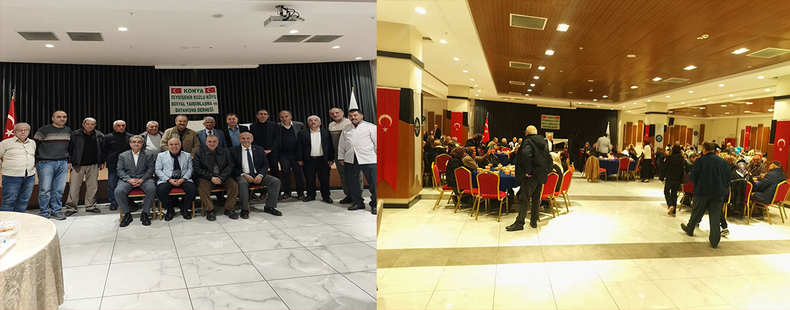 İZMİR’DEKİ KOZLU’LULAR İFTAR YEMEĞİNDE BİR ARAYA GELDİ