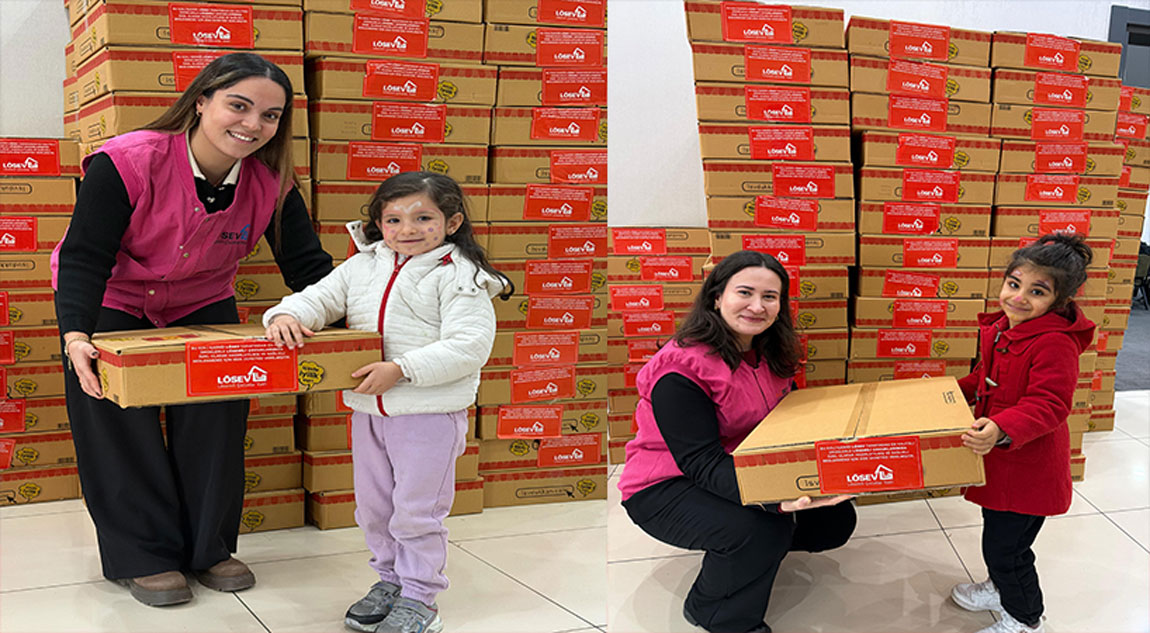 LÖSEV MUTLU ET PAKETLERİ KONYALI AİLELERE ULAŞTIRILDI