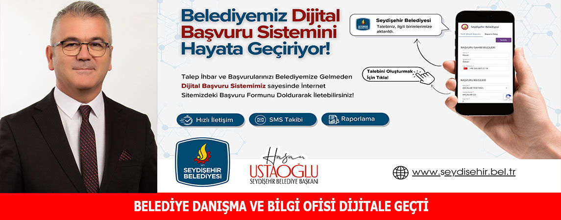 BELEDİYE DANIŞMA VE BİLGİ OFİSİ DİJİTALE GEÇTİ